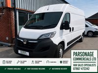 USED 2023 72 VAUXHALL MOVANO 2.2 CDTi 3500 BiTurbo Prime Panel Van 5dr Diesel Manual FWD L3 H2 Euro 6 (s/s) (140 ps) 