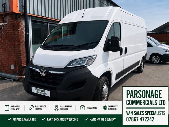 2023 72 Vauxhall Movano 2.2 CDTi 3500 BiTurbo Prime Panel Van 5dr Diesel Manual FWD L3 H2 Euro 6 (s/s) (140 ps)