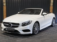 USED 2017 17 MERCEDES-BENZ S-CLASS 4.7 S500 V8 AMG Line (Premium) Cabriolet 2dr Petrol G-Tronic Euro 6 (s/s) (455 ps) DYNAMIC SEATS, HEATED FRONT AND RER SEATS, BURMESTER SOUND, 360&deg; CAMERA, HEAD UP DISPLAY, = 12 MONTHS WARRANTY