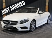 USED 2017 17 MERCEDES-BENZ S-CLASS 4.7 S500 V8 AMG Line (Premium) Cabriolet 2dr Petrol G-Tronic Euro 6 (s/s) (455 ps) DYNAMIC SEATS, HEATED FRONT AND RER SEATS, BURMESTER SOUND, 360&deg; CAMERA, HEAD UP DISPLAY, = 12 MONTHS WARRANTY