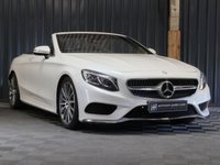 USED 2017 17 MERCEDES-BENZ S-CLASS 4.7 S500 V8 AMG Line (Premium) Cabriolet 2dr Petrol G-Tronic Euro 6 (s/s) (455 ps) DYNAMIC SEATS, HEATED FRONT AND RER SEATS, BURMESTER SOUND, 360&deg; CAMERA, HEAD UP DISPLAY AND 12 MONTHS COMPREHENSIVE WARRANTY