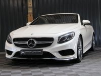 USED 2017 17 MERCEDES-BENZ S-CLASS 4.7 S500 V8 AMG Line (Premium) Cabriolet 2dr Petrol G-Tronic Euro 6 (s/s) (455 ps) DYNAMIC SEATS, HEATED FRONT AND RER SEATS, BURMESTER SOUND, 360&deg; CAMERA, HEAD UP DISPLAY AND 12 MONTHS COMPREHENSIVE WARRANTY