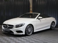 USED 2017 17 MERCEDES-BENZ S-CLASS 4.7 S500 V8 AMG Line (Premium) Cabriolet 2dr Petrol G-Tronic Euro 6 (s/s) (455 ps) DYNAMIC SEATS, HEATED FRONT AND RER SEATS, BURMESTER SOUND, 360&deg; CAMERA, HEAD UP DISPLAY AND 12 MONTHS COMPREHENSIVE WARRANTY