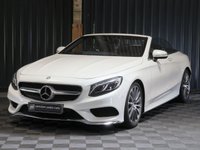 USED 2017 17 MERCEDES-BENZ S-CLASS 4.7 S500 V8 AMG Line (Premium) Cabriolet 2dr Petrol G-Tronic Euro 6 (s/s) (455 ps) DYNAMIC SEATS, HEATED FRONT AND RER SEATS, BURMESTER SOUND, 360&deg; CAMERA, HEAD UP DISPLAY AND 12 MONTHS COMPREHENSIVE WARRANTY