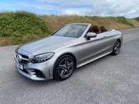 USED 2021 71 MERCEDES-BENZ C-CLASS 2.0 C220d AMG Line Edition Cabriolet 2dr Diesel G-Tronic+ Euro 6 (s/s) (194 ps) ONLY 28,700 MILES - MERCEDES SERVICE HISTORY - HEATED SEATS - SADDLE LEATHER - AIR SCARF - NAVIGATION MEDIA