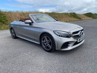 USED 2021 71 MERCEDES-BENZ C-CLASS 2.0 C220d AMG Line Edition Cabriolet 2dr Diesel G-Tronic+ Euro 6 (s/s) (194 ps) ONLY 28,700 MILES - MERCEDES SERVICE HISTORY - HEATED SEATS - SADDLE LEATHER - AIR SCARF - NAVIGATION MEDIA