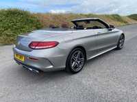 USED 2021 71 MERCEDES-BENZ C-CLASS 2.0 C220d AMG Line Edition Cabriolet 2dr Diesel G-Tronic+ Euro 6 (s/s) (194 ps) ONLY 28,700 MILES - MERCEDES SERVICE HISTORY - HEATED SEATS - SADDLE LEATHER - AIR SCARF - NAVIGATION MEDIA