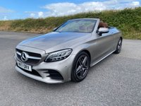 USED 2021 71 MERCEDES-BENZ C-CLASS 2.0 C220d AMG Line Edition Cabriolet 2dr Diesel G-Tronic+ Euro 6 (s/s) (194 ps) ONLY 28,700 MILES - MERCEDES SERVICE HISTORY - HEATED SEATS - SADDLE LEATHER - AIR SCARF - NAVIGATION MEDIA