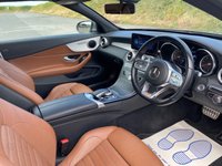 USED 2021 71 MERCEDES-BENZ C-CLASS 2.0 C220d AMG Line Edition Cabriolet 2dr Diesel G-Tronic+ Euro 6 (s/s) (194 ps) ONLY 28,700 MILES - MERCEDES SERVICE HISTORY - HEATED SEATS - SADDLE LEATHER - AIR SCARF - NAVIGATION MEDIA