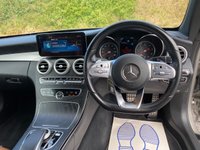 USED 2021 71 MERCEDES-BENZ C-CLASS 2.0 C220d AMG Line Edition Cabriolet 2dr Diesel G-Tronic+ Euro 6 (s/s) (194 ps) ONLY 28,700 MILES - MERCEDES SERVICE HISTORY - HEATED SEATS - SADDLE LEATHER - AIR SCARF - NAVIGATION MEDIA