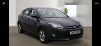 USED 2013 63 FORD FOCUS 1.6 TDCi Zetec Navigator Hatchback 5dr Diesel Manual Euro 5 (s/s) (115 ps) 8 SERVICE STAMPS, ONLY 20 POUND A YEAR ROAD TAX