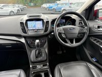 USED 2017 FORD KUGA 2.0 TDCi Titanium X SUV 5dr Diesel Powershift AWD Euro 6 (s/s) (180 ps) * FSH - PAN ROOF - SAT NAV - ALLOYS - ELECTRIC TAILGATE *