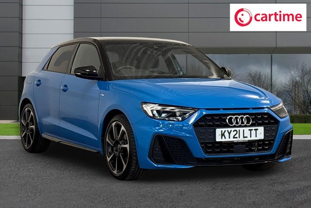 View our Audi A1 1.0 TFSI 25 Black Edition Sportback 5dr Petrol S Tronic Euro 6 (s/s) (95 ps) Rear Parking Sensors, Audi Smartphone Interface, Black Styling Package, LED Interior Light Pack, Luggage Compartment Pack