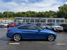 USED 2019 68 BMW 4 SERIES 420d M Sport Coupe 2.0 Diesel Auto Euro 6 (s/s) (190 ps) Economical diesel coupe in Estoril Blue Metallic with Black leather