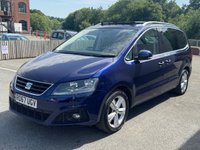 USED 2017 67 SEAT ALHAMBRA 2.0 TDI XCELLENCE MPV 5dr Diesel DSG Euro 6 (s/s) (150 ps) AUTO -- 7 SEATER -- SUNROOF -- LEATHER -- CAMERA -- SAT NAV