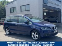 USED 2017 67 SEAT ALHAMBRA 2.0 TDI XCELLENCE MPV 5dr Diesel DSG Euro 6 (s/s) (150 ps) AUTO -- 7 SEATER -- SUNROOF -- LEATHER -- CAMERA -- SAT NAV