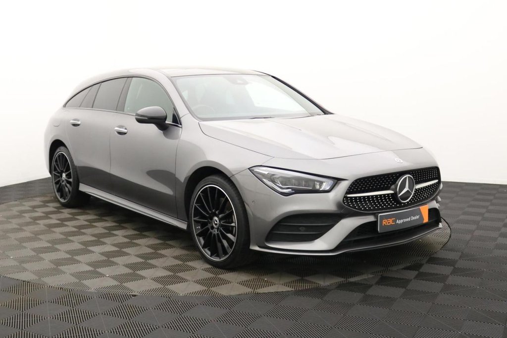 USED 2023 23 MERCEDES-BENZ CLA 1.3 CLA250e 15.6kWh AMG Line Night Edition (Premium Plus) Shooting Brake 5dr Petrol Plug-in Hybrid 8G-DCT Euro 6 (s/s) (218 ps) Car Play, Rear Camera, Sat Nav