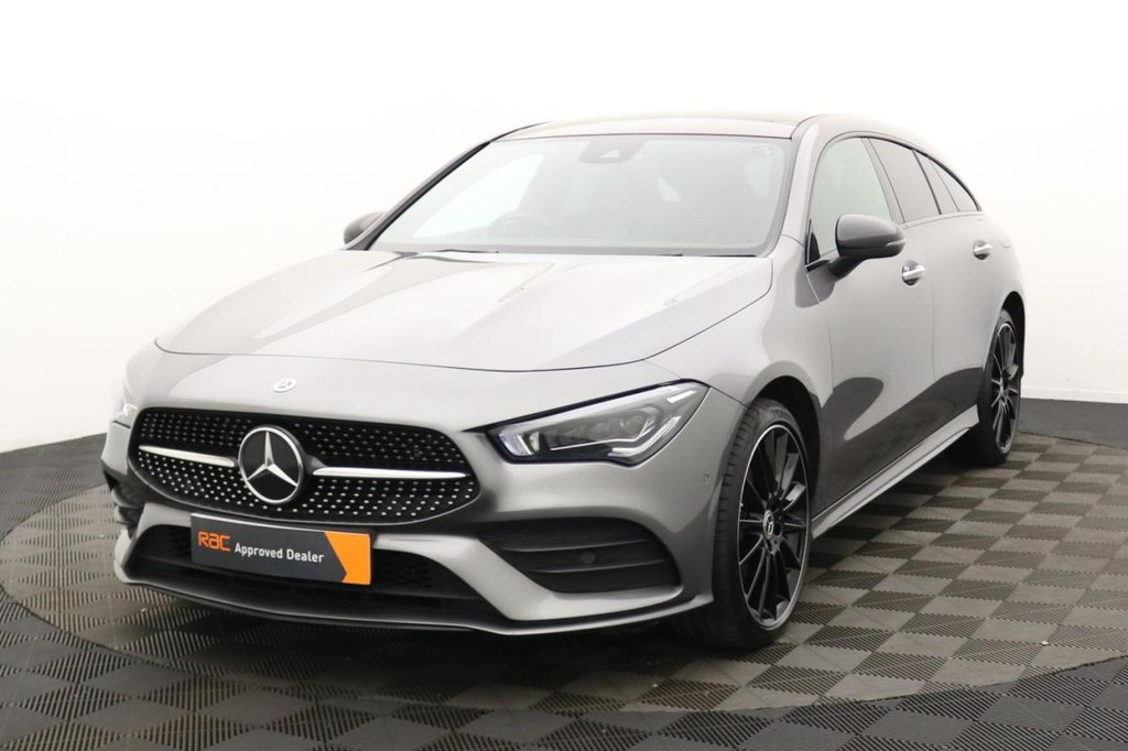 USED 2023 23 MERCEDES-BENZ CLA 1.3 CLA250e 15.6kWh AMG Line Night Edition (Premium Plus) Shooting Brake 5dr Petrol Plug-in Hybrid 8G-DCT Euro 6 (s/s) (218 ps) Car Play, Rear Camera, Sat Nav