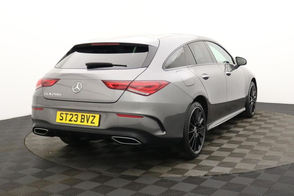 USED 2023 23 MERCEDES-BENZ CLA 1.3 CLA250e 15.6kWh AMG Line Night Edition (Premium Plus) Shooting Brake 5dr Petrol Plug-in Hybrid 8G-DCT Euro 6 (s/s) (218 ps) Car Play, Rear Camera, Sat Nav