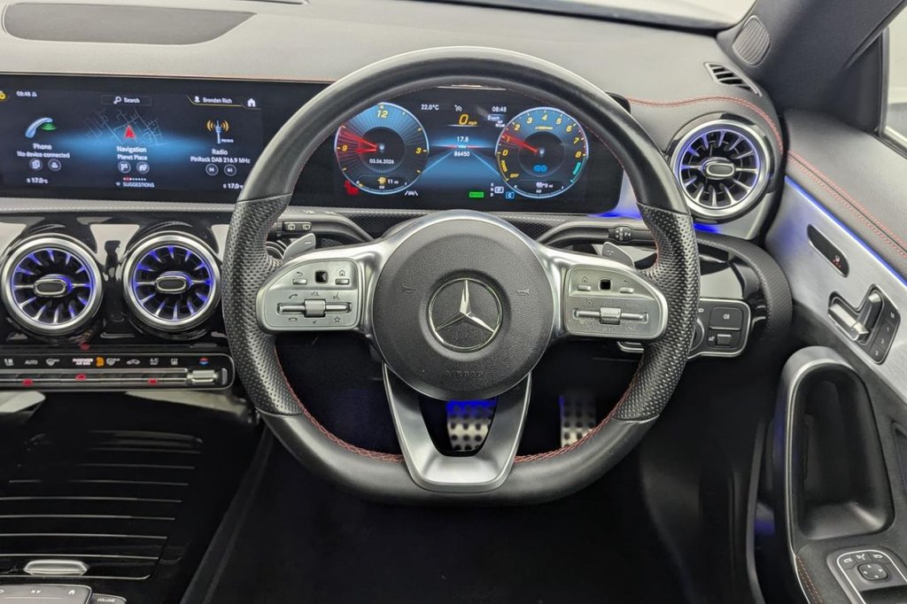 USED 2023 23 MERCEDES-BENZ CLA 1.3 CLA250e 15.6kWh AMG Line Night Edition (Premium Plus) Shooting Brake 5dr Petrol Plug-in Hybrid 8G-DCT Euro 6 (s/s) (218 ps) Car Play, Rear Camera, Sat Nav