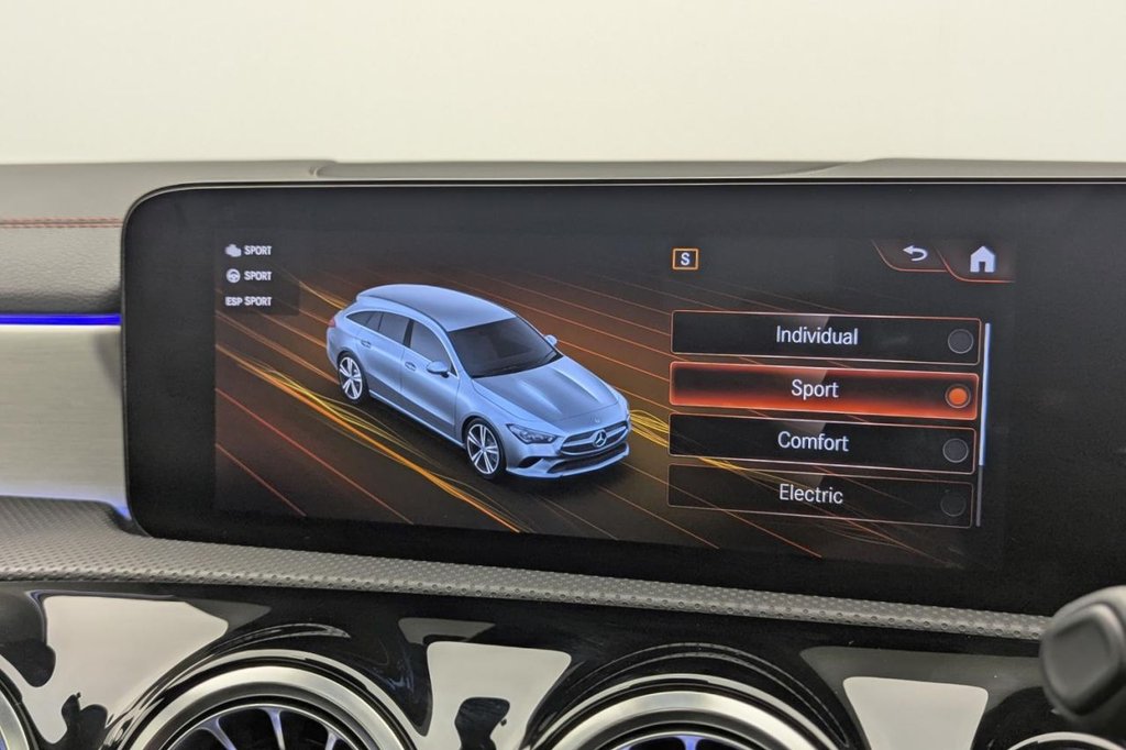USED 2023 23 MERCEDES-BENZ CLA 1.3 CLA250e 15.6kWh AMG Line Night Edition (Premium Plus) Shooting Brake 5dr Petrol Plug-in Hybrid 8G-DCT Euro 6 (s/s) (218 ps) Car Play, Rear Camera, Sat Nav