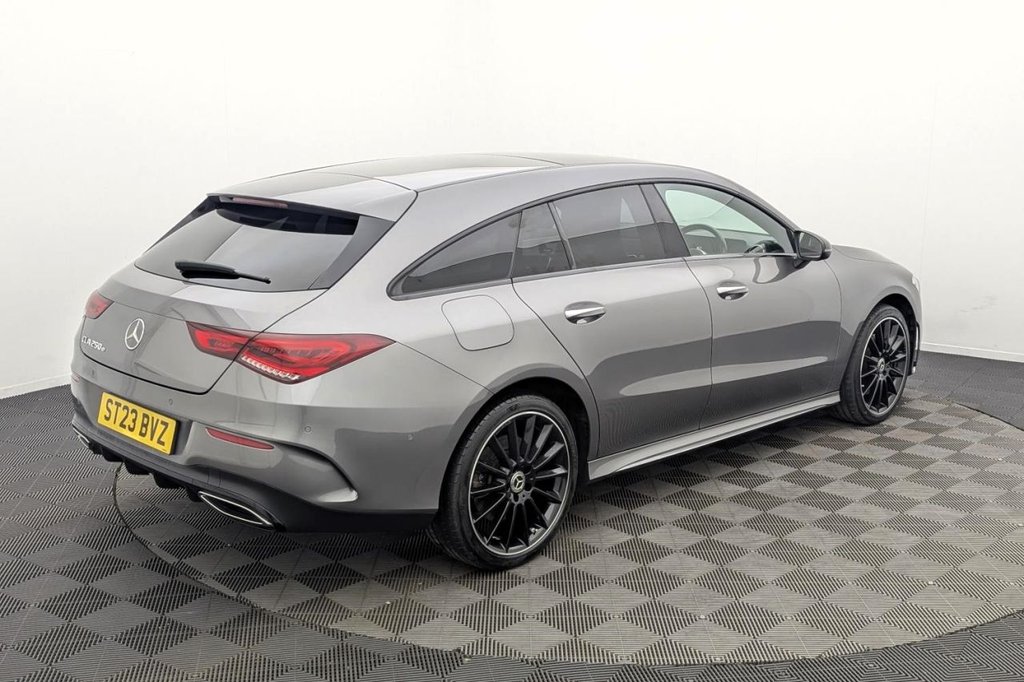 USED 2023 23 MERCEDES-BENZ CLA 1.3 CLA250e 15.6kWh AMG Line Night Edition (Premium Plus) Shooting Brake 5dr Petrol Plug-in Hybrid 8G-DCT Euro 6 (s/s) (218 ps) Car Play, Rear Camera, Sat Nav