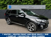 USED 2017 67 KIA SORENTO 2.2 CRDi KX-3 SUV 5dr Diesel Manual AWD Euro 6 (s/s) (197 bhp) LOW MILEAGE FAMLIY 7 SEATER+KIA DEALER SERVICED+AUTO TAILGATE+NAV+REVERSE CAMERA+AWD+DETACHABLE TOWBAR+HTD LTHR SEATS/STEERING WHEEL