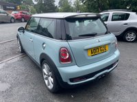 USED 2013 13 MINI HATCH 1.6 Cooper S Hatchback 3dr Petrol Manual Euro 5 (s/s) (184 ps) GREAT SPEC+NEW MOT+CHILI PACK