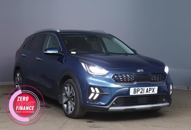 View our Kia Niro 1.6 GDi 4 SUV 5dr Petrol Hybrid DCT Euro 6 (s/s) (139 bhp) Reverse Camera, Front / Rear Parking Sensors, Android Auto / Apple CarPlay, Touchscreen Satellite Navigation, 18In Alloys