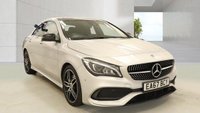 USED 2017 67 MERCEDES-BENZ CLA 2.1 CLA220d AMG Line Coupe 4dr Diesel 7G-DCT Euro 6 (s/s) (177 ps) 7 SERVICES + PAN ROOF + REAR VIEW CAMERA + SAT NAV + AIR CON + PRIVACY GLASS + 18" ALLOY WHEELS + PART LEATHER SEATS + GLASS PAN ROOF + 12 MONTHS MOT + 6 MONTH WARRANTY