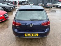 USED 2018 68 VOLKSWAGEN GOLF 1.6 TDI SE Nav Hatchback 5dr Diesel DSG Euro 6 (s/s) (115 ps) 