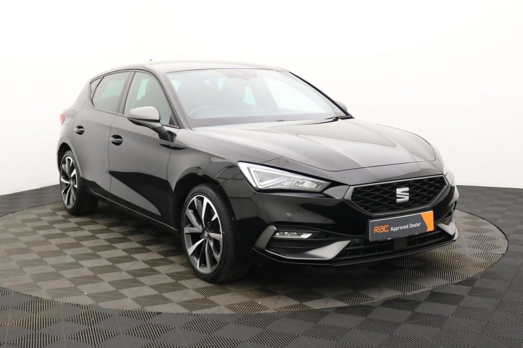 USED 2021 21 SEAT LEON 1.4 eHybrid 12.8kWh FR Sport Hatchback 5dr Petrol Plug-in Hybrid DSG Euro 6 (s/s) (204 ps) Car Play, Sat Nav, 18"Alloys