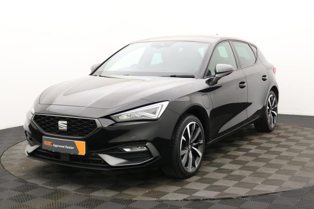 USED 2021 21 SEAT LEON 1.4 eHybrid 12.8kWh FR Sport Hatchback 5dr Petrol Plug-in Hybrid DSG Euro 6 (s/s) (204 ps) Car Play, Sat Nav, 18"Alloys