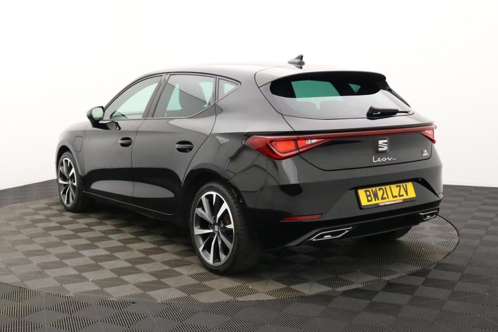 USED 2021 21 SEAT LEON 1.4 eHybrid 12.8kWh FR Sport Hatchback 5dr Petrol Plug-in Hybrid DSG Euro 6 (s/s) (204 ps) Car Play, Sat Nav, 18"Alloys