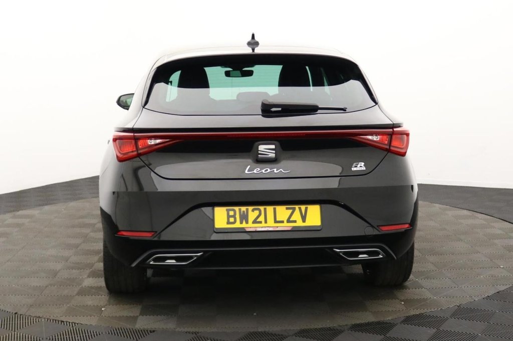 USED 2021 21 SEAT LEON 1.4 eHybrid 12.8kWh FR Sport Hatchback 5dr Petrol Plug-in Hybrid DSG Euro 6 (s/s) (204 ps) Car Play, Sat Nav, 18"Alloys