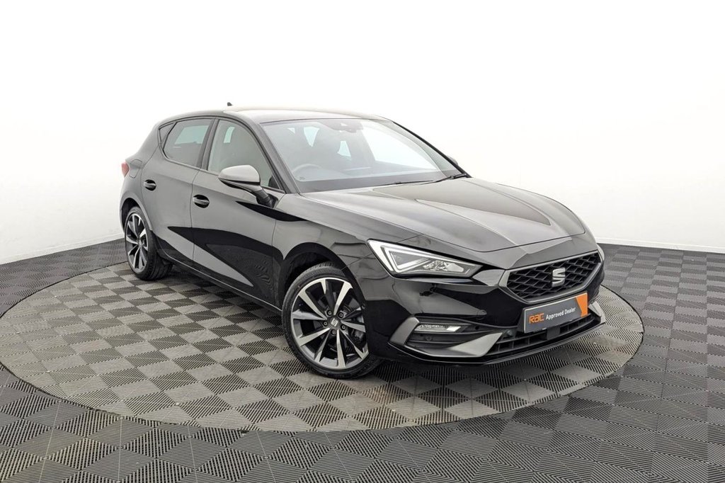 USED 2021 21 SEAT LEON 1.4 eHybrid 12.8kWh FR Sport Hatchback 5dr Petrol Plug-in Hybrid DSG Euro 6 (s/s) (204 ps) Car Play, Sat Nav, 18"Alloys