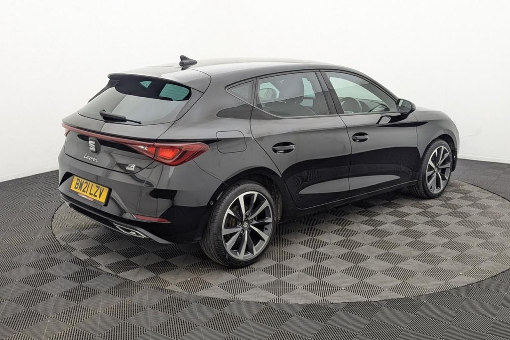 USED 2021 21 SEAT LEON 1.4 eHybrid 12.8kWh FR Sport Hatchback 5dr Petrol Plug-in Hybrid DSG Euro 6 (s/s) (204 ps) Car Play, Sat Nav, 18"Alloys