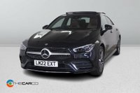 USED 2022 22 MERCEDES-BENZ CLA 1.3 CLA250e 15.6kWh AMG Line (Premium Plus) Coupe 8G-DCT Euro 6 (s/s) 4dr Sunroof, Reverse Camera,