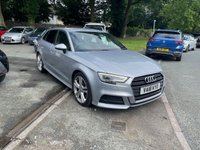 USED 2018 18 AUDI A3 1.5 TFSI CoD S line Sportback 5dr Petrol S Tronic Euro 6 (s/s) (150 ps) RARE AUTO+NICE LOOKING CAR
