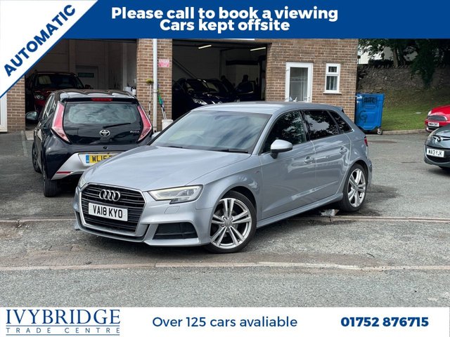 2018 AUDI A3 1.5 TFSI CoD S line Sportback 5dr Petrol S Tronic Euro 6 (s/s) (150 ps) &pound;11994.00