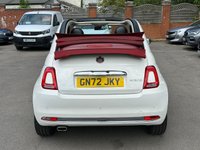 USED 2022 72 FIAT 500C 1.0 MHEV Dolcevita Convertible 2dr Petrol Manual Euro 6 (s/s) (70 bhp) BY APPOINTMENT ONLY - Alloy Wheels, Air Con, Apple Car Play & Android Auto, City Mode Steering, Rear Parking Sensors, Convertible Soft Top, Cruise Control, MHEV, Sat Nav.