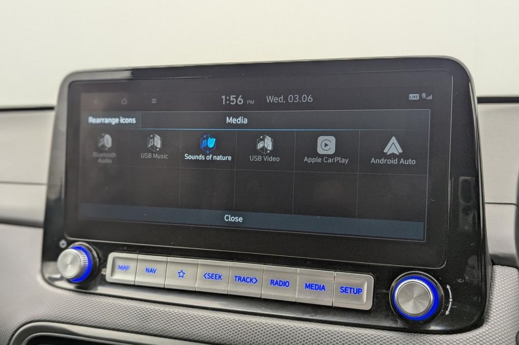 USED 2021 21 HYUNDAI KONA 64kWh Premium SUV 5dr Electric Auto (10.5kW Charger) (204 ps) Sat Nav, Keyless, Rear Camera