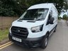 USED 2020 20 FORD TRANSIT 2.0 350 EcoBlue Leader RWD L4 H3 XLWB JUMBO Euro 6 PANEL VAN ONLY 59K+1 OWNER+EURO 6