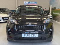 USED 2016 16 KIA SPORTAGE 1.7 CRDi 3 SUV 5 Door Diesel Manual Black Euro 6 1 Former Keeper Low Tax CRUISE+REVERSE CAMERA+HEATED SEATS