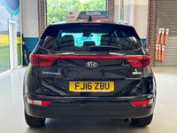 USED 2016 16 KIA SPORTAGE 1.7 CRDi 3 SUV 5 Door Diesel Manual Black Euro 6 1 Former Keeper Low Tax CRUISE+REVERSE CAMERA+HEATED SEATS
