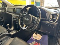 USED 2016 16 KIA SPORTAGE 1.7 CRDi 3 SUV 5 Door Diesel Manual Black Euro 6 1 Former Keeper Low Tax CRUISE+REVERSE CAMERA+HEATED SEATS