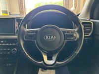 USED 2016 16 KIA SPORTAGE 1.7 CRDi 3 SUV 5 Door Diesel Manual Black Euro 6 1 Former Keeper Low Tax CRUISE+REVERSE CAMERA+HEATED SEATS