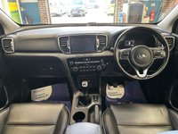 USED 2016 16 KIA SPORTAGE 1.7 CRDi 3 SUV 5 Door Diesel Manual Black Euro 6 1 Former Keeper Low Tax CRUISE+REVERSE CAMERA+HEATED SEATS