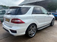 USED 2014 14 MERCEDES-BENZ M CLASS 5.5 ML63 V8 AMG SpdS+7GT 4WD Euro 5 (s/s) 5dr FMBSH STUNNING SPEC CAR 1 OWNE