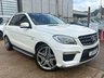 USED 2014 14 MERCEDES-BENZ M CLASS 5.5 ML63 V8 AMG SpdS+7GT 4WD Euro 5 (s/s) 5dr FMBSH STUNNING SPEC CAR 1 OWNE